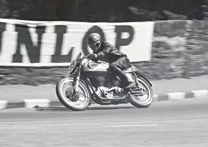 Images Dated 13th April 2020: Eddie Stidolph (Norton) 1951 Senior TT