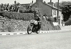 Images Dated 12th April 2020: Eddie Stidolph (Norton) 1951 Senior TT