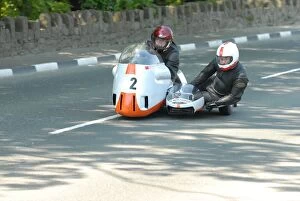 Images Dated 28th May 2012: Eddy Toombs & Bob K Dowty (BMW) 2012 Pre TT Classic
