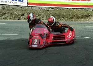 Eddy Wright & Peter Hill (Ireson Honda) 1993 Sidecar TT