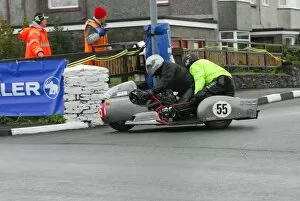 Images Dated 27th May 2013: Ella Klatte & Stef Vernooy (Triumph) 2013 Pre TT Classic