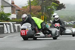 Ella Klatte & Stef Vernooy (Triumph) 2013 Pre TT Classic