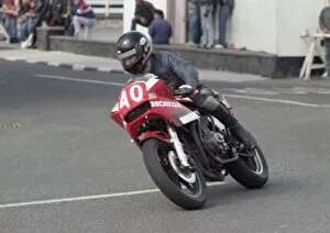 Images Dated 10th July 2020: Emmet Nolan (Honda) 1986 Newcomers Manx Grand Prix