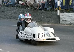 Images Dated 13th December 2019: Eric Bregazzi & Jimmy Creer (Kawasaki) 1978 Sidecar TT