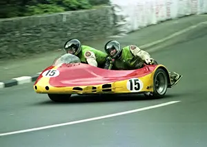 Eric Bregazzi & Jimmy Creer (UMS Yamaha) 1983 Sidecar TT