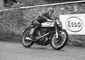 Images Dated 11th August 2016: Eric Jones (Norton) 1954 Senior TT