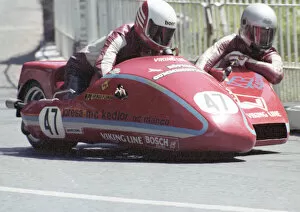 Eric Mordo & Bjorn Rasmussen (BGA Armstrong) 1982 Sidecar TT