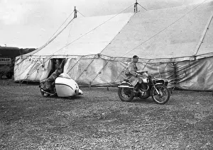 Eric Oliver & Les Nutt (Norton Watsonian) 1954 Ulster Grand Prix