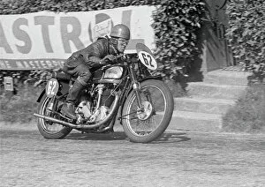 Images Dated 28th November 2015: Eric Pantlin (Norton) 1951 Senior Clubman TT