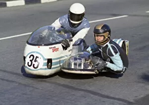 Images Dated 16th June 2022: Eric Vant & Pauline Goddard (Weslake) 1973 750 Sidecar TT