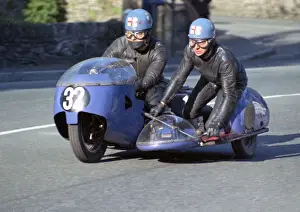 Eric Willmott & M D Duncan (Triumph) 1969 500 Sidecar TT