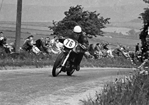 Images Dated 13th April 2020: Ernie Procter (Norton) 1951 Junior TT
