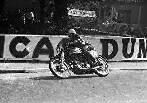 Images Dated 4th May 2018: Ernie Ring (AJS) 1953 Junior TT