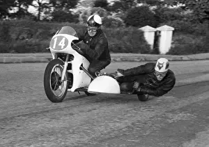 Ernie Walker & Jim Bollington (WRB Triumph) 1959 Sidecar TT