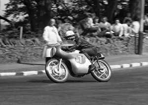 Images Dated 1st August 2016: Ernst Degner (Suzuki) 1962 50cc TT