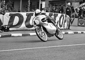 Images Dated 1st August 2016: Ernst Degner (Suzuki) 1966 50cc TT