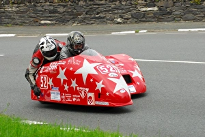 Images Dated 1st June 2013: Estelle Leblond & Sebastien Lavorel (SGR) 2013 Sidecar TT