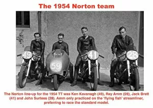 Norton Gallery: EX 1954 Norton team
