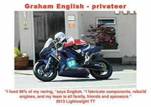 Images Dated 25th March 2023: EX Graham English Suzuki 2013 Lightweight TT