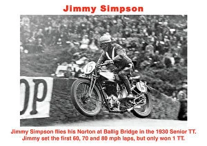 Norton Gallery: EX Jimmy Simpson Norton 1930 Senior TT
