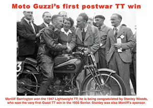 Guzzi Collection: EX Manliff Barrington Guzzi 1947 Lightweight TT