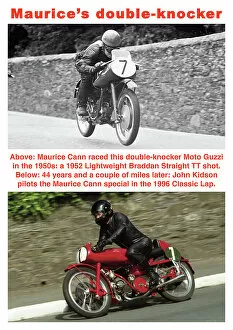 Guzzi Collection: EX Maurice Cann Guzzi 1952 Lightweight TT John Kidson