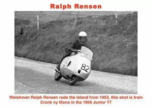 Ralph Rensen Collection: EX Ralph Rensen Norton 1956 Junior TT