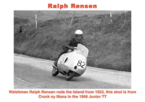 Ralph Rensen Collection: EX Ralph Rensen Norton 1956 Junior TT