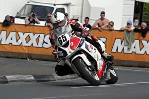 Images Dated 5th June 2010: Fabrice Miguet (Kawasaki) 2010 Superbike TT