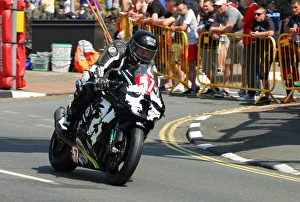 Images Dated 6th June 2016: Fabrice Miguet (Kawasaki) 2016 Supersport TT