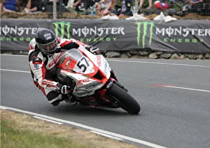 Images Dated 8th June 2018: Fabrice Miguet (Kawasaki) 2018 Senior TT