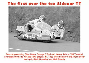 Images Dated 9th November 2019: The first over the ton Sidecar TT