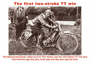 Images Dated 30th December 2019: The first two-stroke TT win