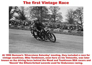 The first Vintage race
