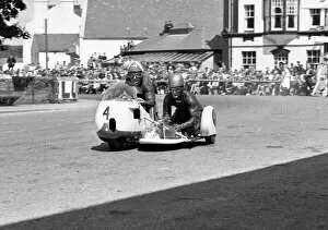 Images Dated 31st July 2017: Florian Camathias & Alfred Herzig (Gilera) 1964 Sidecar TT