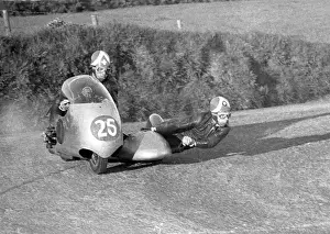 Florian Camathias & Hilmar Cecco (BMW) 1958 Sidecar TT