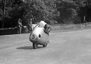 Images Dated 28th July 2016: Florian Camathias (NSU) 1957 Lightweight TT