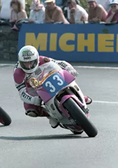 Images Dated 8th July 2020: Francis Everard (Yamaha) 1992 Junior TT