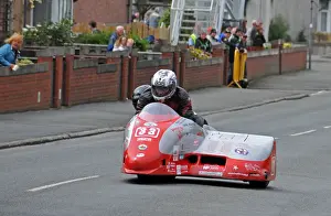 Francois Leblond & Anne Garnish (Shelbourne Suzuki) 2014 Sidecar TT