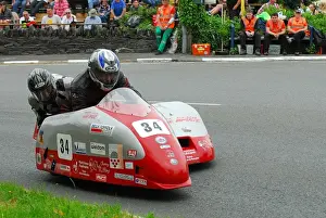 Francois Leblond & Bruno Picquoin (Shelbourne Suzuki) 2016 Sidecar A TT