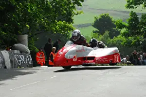 2012 Sidecar Tt Prints: Francois Leblond & Johnathan Huet (Shelbourne Suzuki) 2012 Sidecar TT