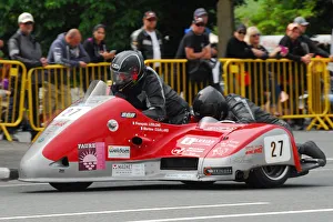 Images Dated 8th June 2018: Francois Leblond & Marlene Couillard (SGR Suzuki) 2018 Sidecar TT