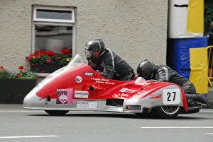 Images Dated 8th June 2018: Francois Leblond & Marlene Couillard (SGR Suzuki) 2018 Sidecar TT