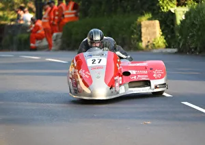 Images Dated 28th May 2018: Francois Leblond & Marlene Couliard (SGR Suzuki) 2018 Sidecar TT
