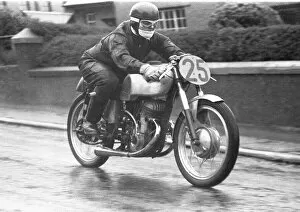 Images Dated 7th February 2022: Frank Burman (EMC Puch) 1955 Lightweight TT
