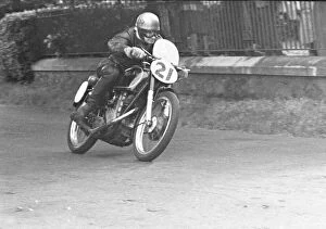 Images Dated 19th December 2021: Frank Cope (AJS) 1951 Lightweight Ulster Grand Prix