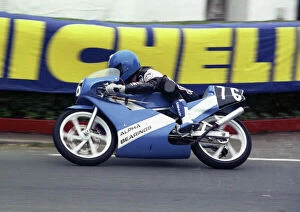 Frank Duffy at Braddan Bridge: 1990 Ultra Lightweight TT