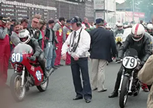 Frank Fox Prints: Frank Fox (Honda) & Bob K Dowty (Norton) 1995 Classic Parade