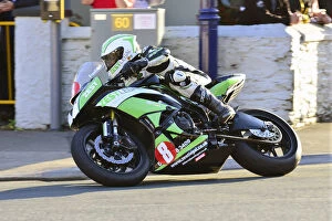 Frank Gallagher Collection: Frank Gallagher (Kawasaki) 2014 Newcomers A Manx Grand Prix