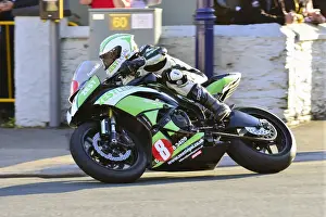 Frank Gallagher Prints: Frank Gallagher (Kawasaki) 2014 Newcomers A Manx Grand Prix